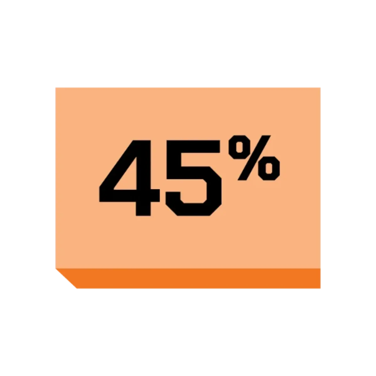 45%