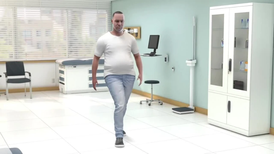 Waddling Gait - Brian, 44-year-old severe LOPD patient