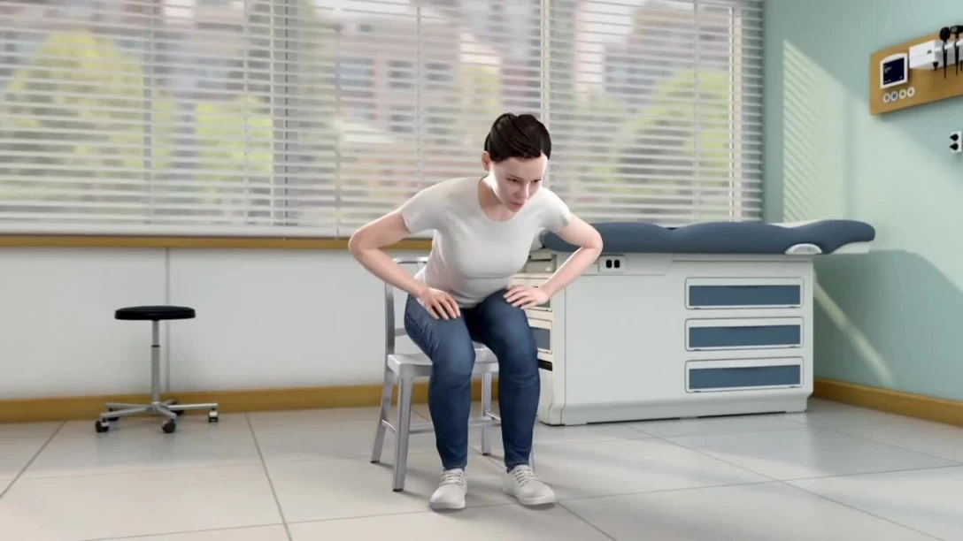 Standing From Sitting - Karen, 18-year-old moderate LOPD patient