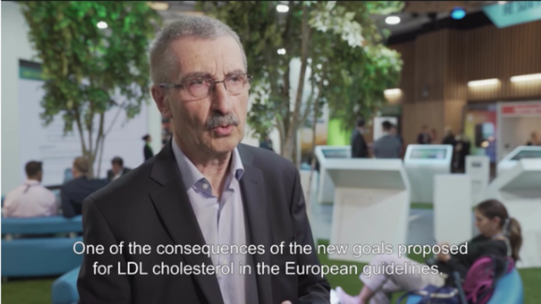 ESC 2019 - Prof. Michel Farnier - 2019 ESC-EAS guidelines on dyslipidaemias – New treatment goals require collaboration with GPs