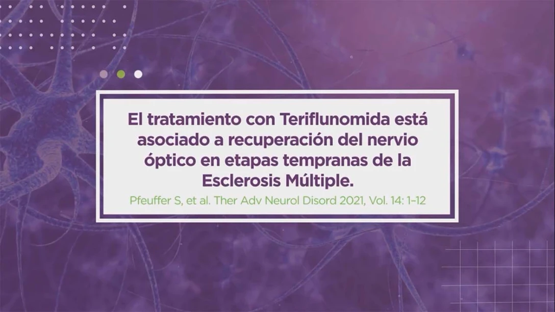 Teriflunomida y neuritis optica