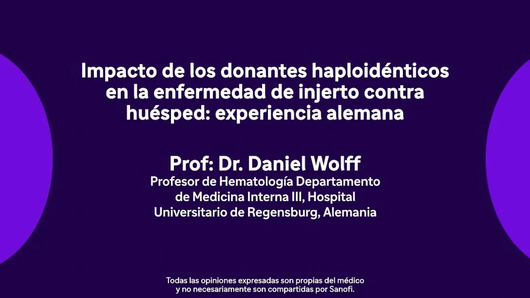 Impacto de los donantes haploidénticos en el acceso a trasplantes y en la incidencia (3:08)