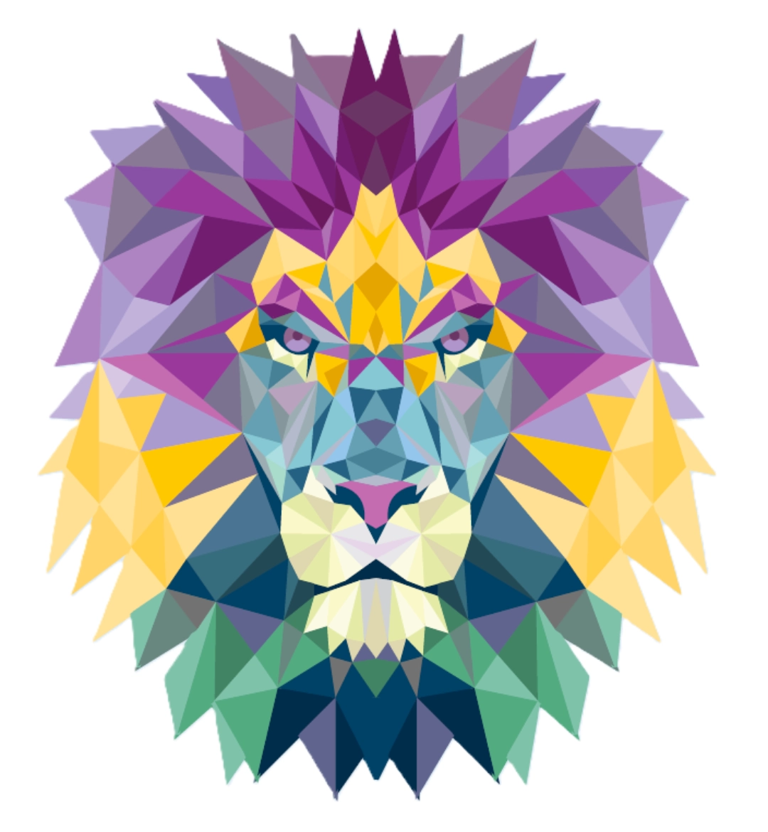 soliqua-geometric-lion-head