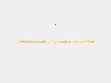 Az atópiás dermatitisz szisztémás terápiája