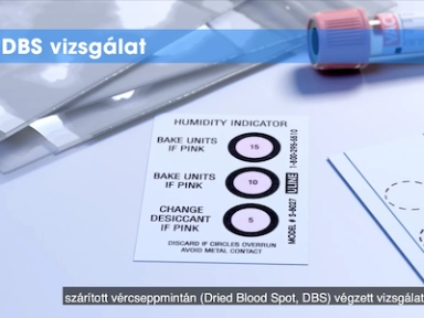 A szárított vércsepp teszt (Dried Blood Spot)