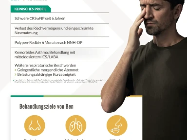 Abgabekarte CRSwNP Patientenprofil Ben