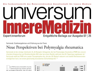 Artikel – Sarilumab: Studienergebnisse und Erfahrung aus der Praxis – Neue Perspektiven bei Polymyalgia rheumatica