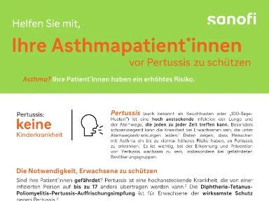 Asthma Kurzfinformationskarte