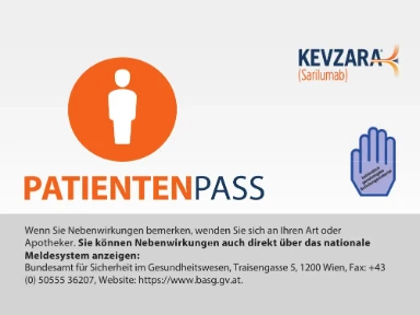 Kevzara® Patientenpass