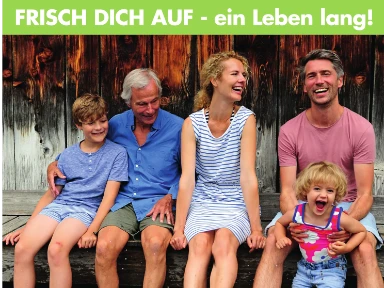Poster Frisch dich auf – Ein Leben lang!