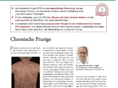 Sonderdruck SPECTRUM Derma 2/23 FOKUS Pruritus 07/2023
