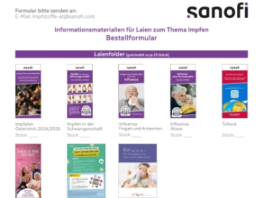 Bestellformular Laienmaterial