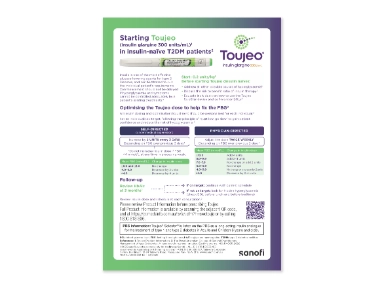 Toujeo: Insulin Naive start Guide