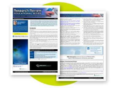 Research Review: Considerations when Selecting Advance Therapies