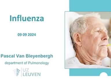Replay webinar 'Vaccinatie bij ouderen, met focus op grieppreventie' - Prof. dr. Van Bleyenbergh