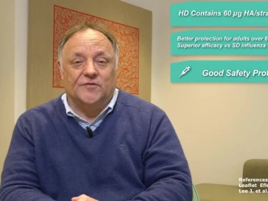 High Dose Influenza Vaccine : 1 minute video with Prof dr. Van Ranst
