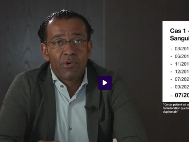 Polypose naso-sinusienne & traitement par dupilumab - Cas patients