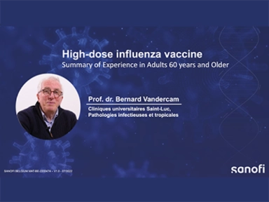 Vaccin contre la grippe à haute dose: e- learning (20 minutes) avec le professeur Dr. Vandercam