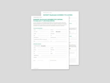 Dupixent® - Kostengutsprachegesuch-Formular für Kinder (6 - 11 Jahre)