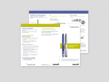 Diabetes - Kurzbedienungsanleitung: SoloStar