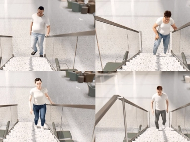 Malattia di Pompe - Difficoltà nel salire le scale