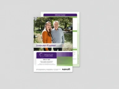 Diabete - Guida all'uso: Teste del piede in 3 minuti