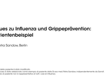 Video – esempio di un paziente con influenza
