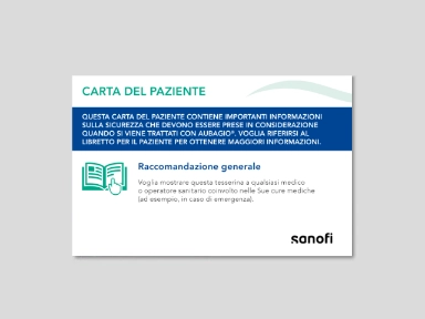 Aubagio® - Carta del paziente
