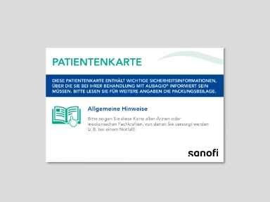 Aubagio® - Patientenkarte