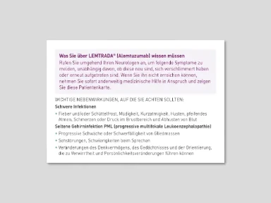 Lemtrada® - Patientenkarte