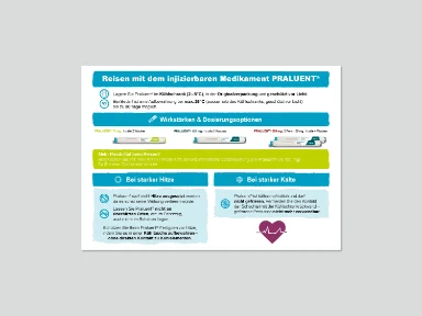 Praluent® – Patientenkarte: Reisen mit dem injizierbaren Medikament