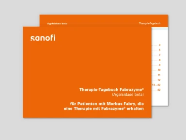 Fabrazyme® - Therapie-Tagebuch Fabrazyme® (Agalsidase beta) für Patienten mit Morbus Fabry, die eine Therapie mit Fabrazyme® erhalten