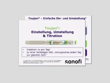 Toujeo® - Umstellungskarte