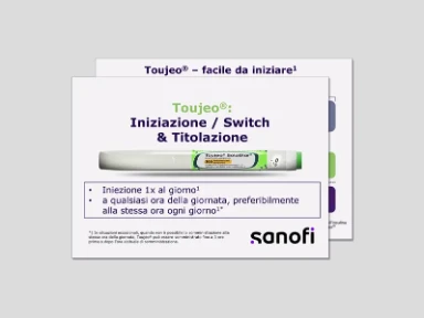 Toujeo® - Scheda switch