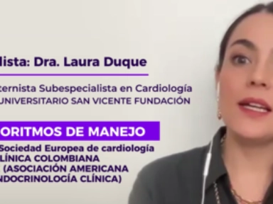 Diferentes algoritmos de manejo (ESC, vía clínica, endocrino)​