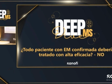 NO, Todo paciente con EM confirmada debería ser tratado con alta eficacia Dra. Laura Acosta