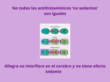 No todos los antihistamínicos  'no sedantes' son iguales