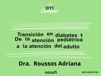 DT1 Champion. Módulo transversal Transición de la atención pediátrica a la atención del adulto