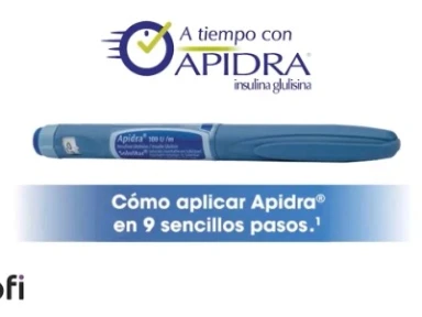 ¿Cómo aplicar Apidra en 9 sencillos pasos?