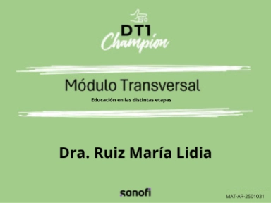 DT1 Champion. Módulo transversal. Educación en las distintas etapas.