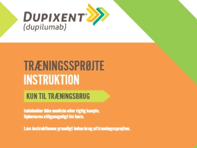 Dupixent patientvejledning til brug af pen eller sprøjte