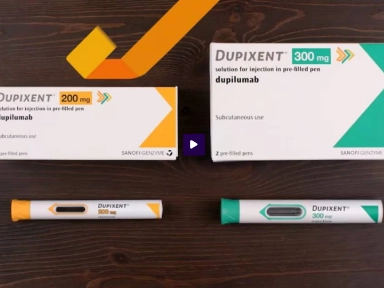 Injektionsvideo med Dupixent pen eller sprøjte