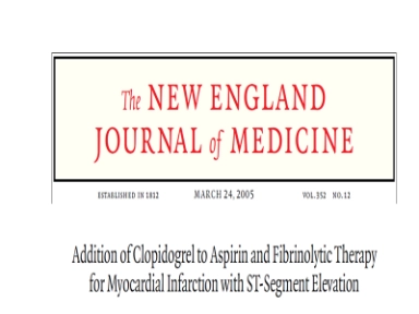 Étude CLARITY : ajout du clopidogrel à la fibrinolyse dans l'infarctus STEMI — reperfusion coronaire et prévention ischémique