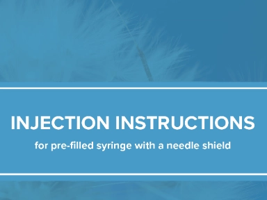 Dupixent injection instructions for pre-filled syringe (atopic dermatitis)