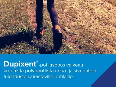Dupixent-potilasopas vaikean kroonisen polypoottisen rinosinuiitin hoidossa