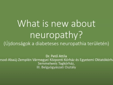 Mi újság a neuropátiával?