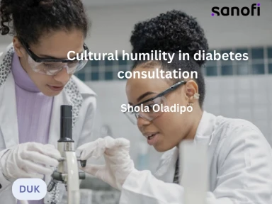 Diabetes UK 2023: Cultural humility in diabetes consultation