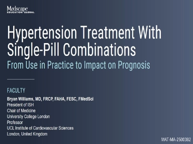 Hypertension Treatment With Single-Pill Combinations 