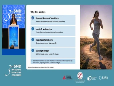 Approche Nutritionnelle du Diabète chez la Femme : De la Ménarche à la Ménopause - Congrès SMD.
