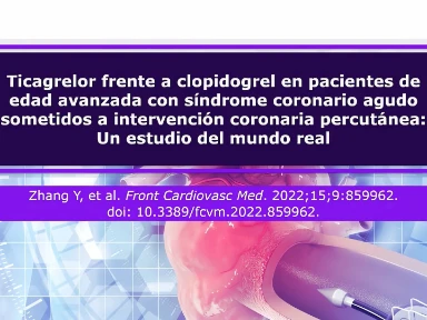 Ticagrelor vs. clopidogrel en adultos mayores con SCA sometidos a ICP